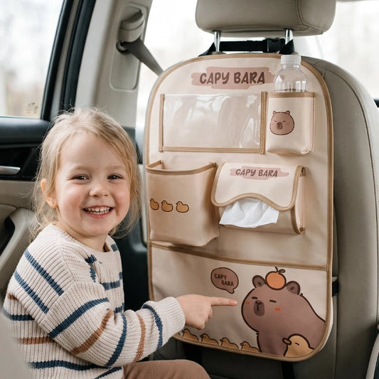 Rangement voiture enfant S'attache facilement sur l'appui-tête