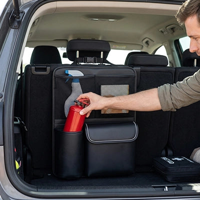 rangement coffre de voiture en cuir etanche