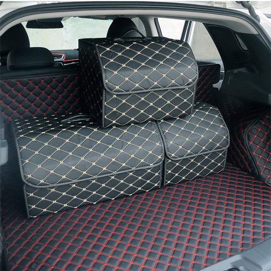 rangement coffre voiture organisation espace voiture 