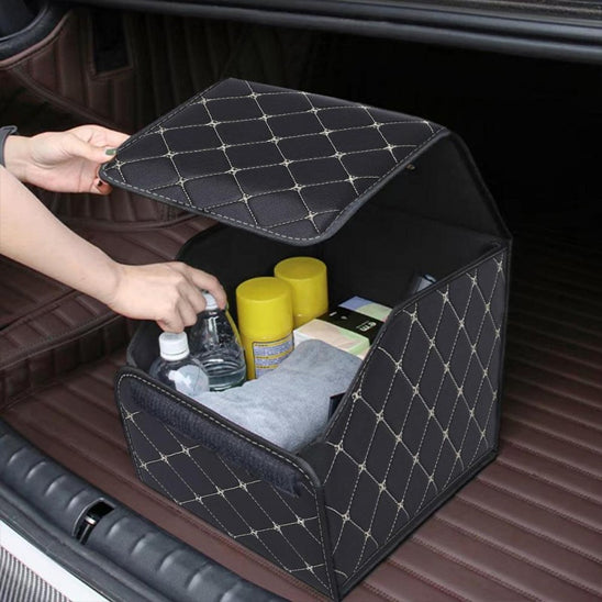 rangement coffre voiture boite rigide