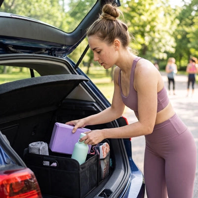 rangement pour coffre voiture multipoches