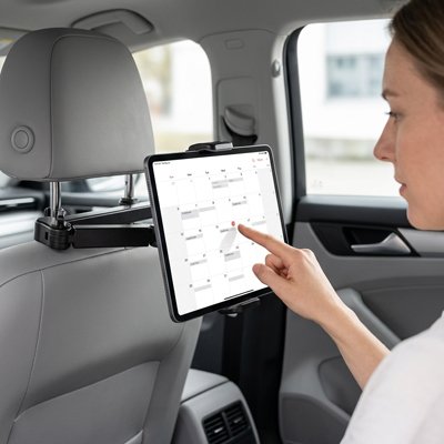 Support tablette voiture Fixation sur appui-tête