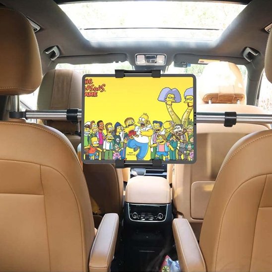 Support tablette voiture Montage sur appui-têtes voiture