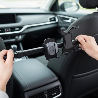 Support tablette voiture Support double appareil