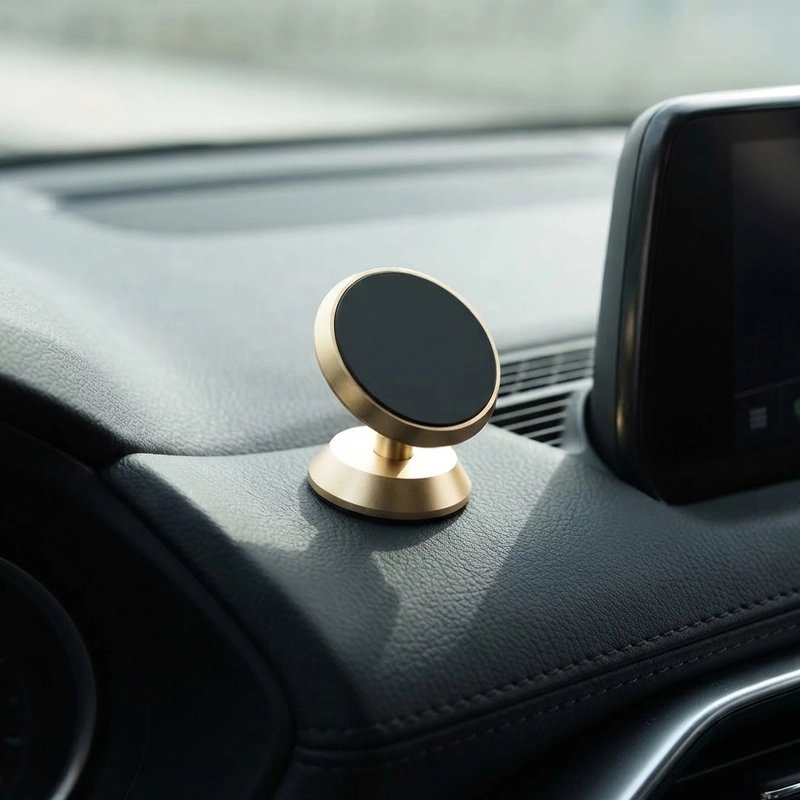 Support téléphone magnétique voiture adhésif résistant aux vibrations