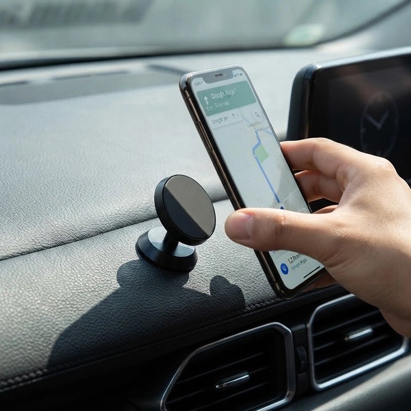 Support téléphone magnétique voiture Fixation magnétique