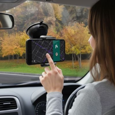 Support téléphone magnétique voiture  Visualisation optimale GPS