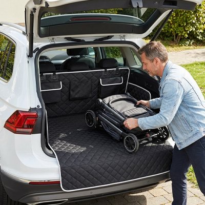 Tapis de coffre voiture Finitions contrastées Bordures claires