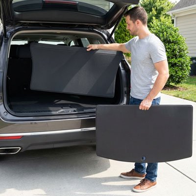 Tapis de coffre voiture Nettoyage facilité