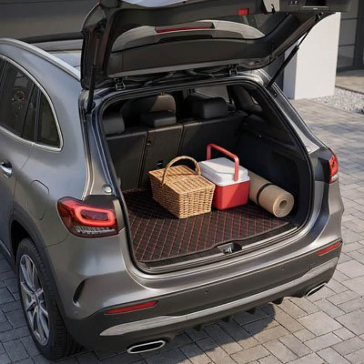 Tapis de coffre voiture Protection antidérapante Maintient charges en place durant  trajets évite les rayures sur le revêtement d'origine