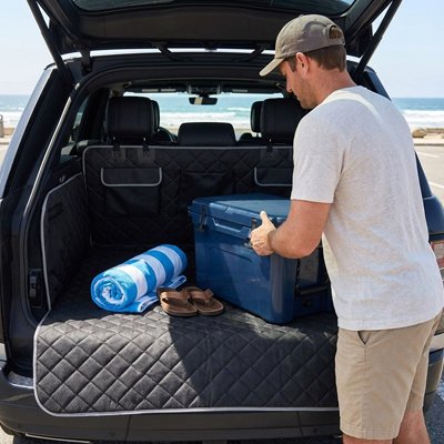 Tapis de coffre voiture Protection intégrale fond et parois latérale