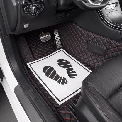Tapis de sol voiture Bordure contrastée