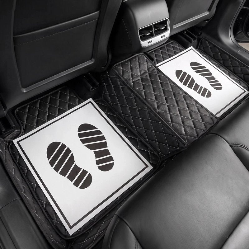 Tapis de sol voiture Design motif empreintes