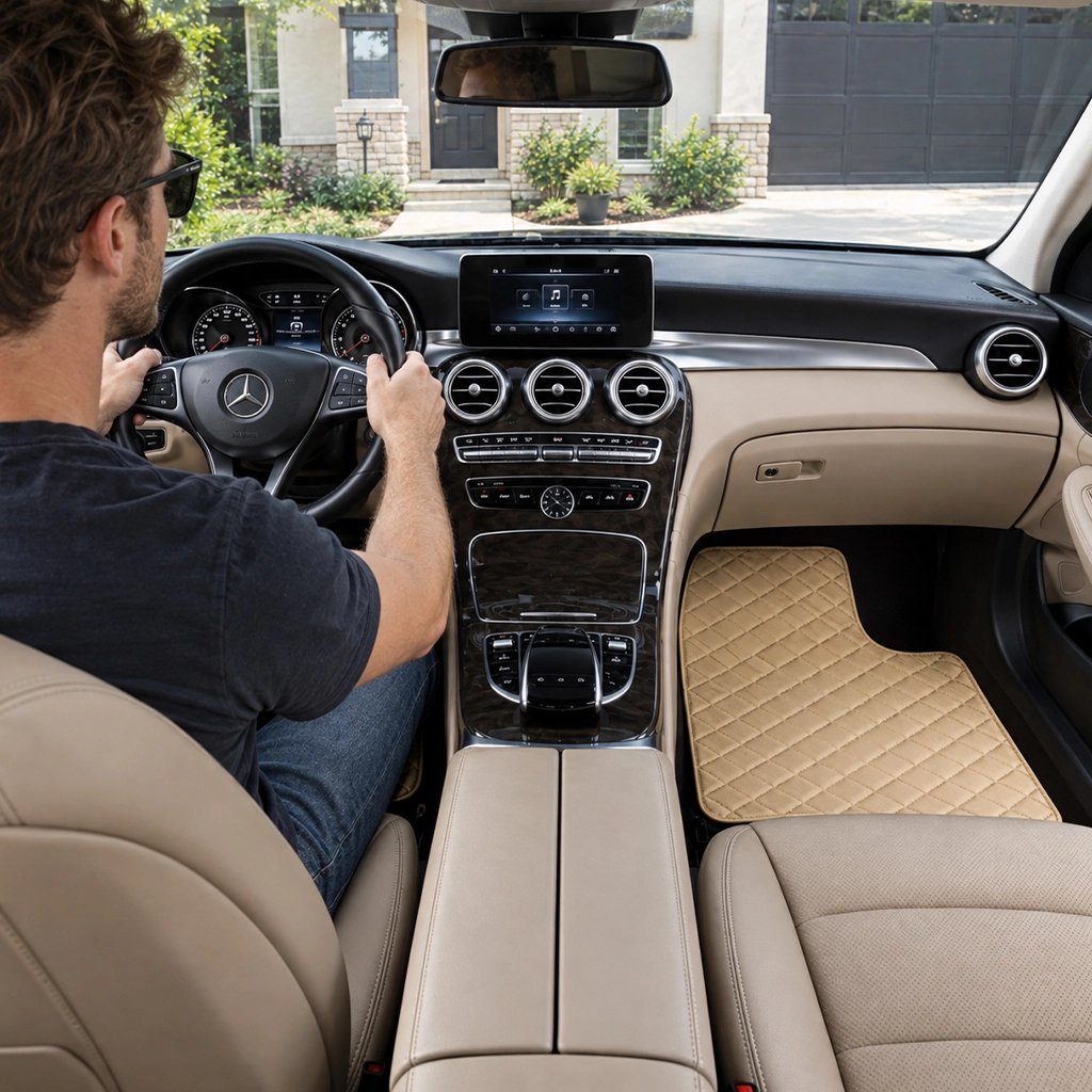 Tapis de sol voiture pose simple sans outil