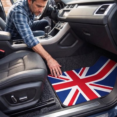 Tapis de voiture Motif drapeau britannique